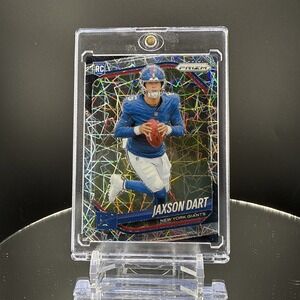 2025 Panini Prizm - Rookies Jaxson Dart #332 Lazer Prizm (RC)